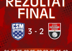 Înfrângere la limită și rămânem pe locul 10