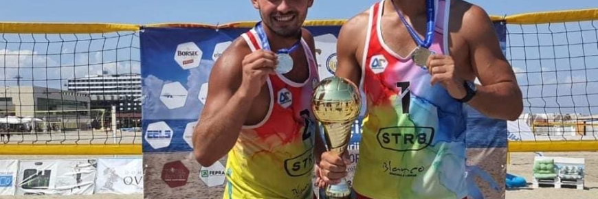 Laurean Crișan, vicecampion național la volei pe plajă