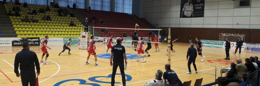 Un set câștigat în fața echipei campioane